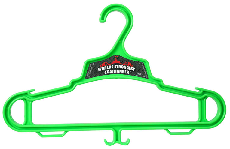 lime green Heavy Duty Coat Hanger