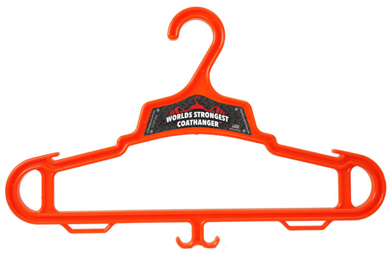 orange Heavy Duty Coat Hanger