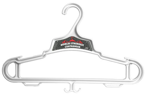 Heavy Duty Coat Hanger White